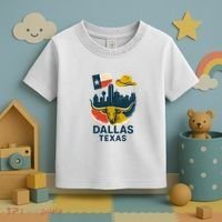 Dallas Texas Modern Collage Toddler T-Shirt thumb 3