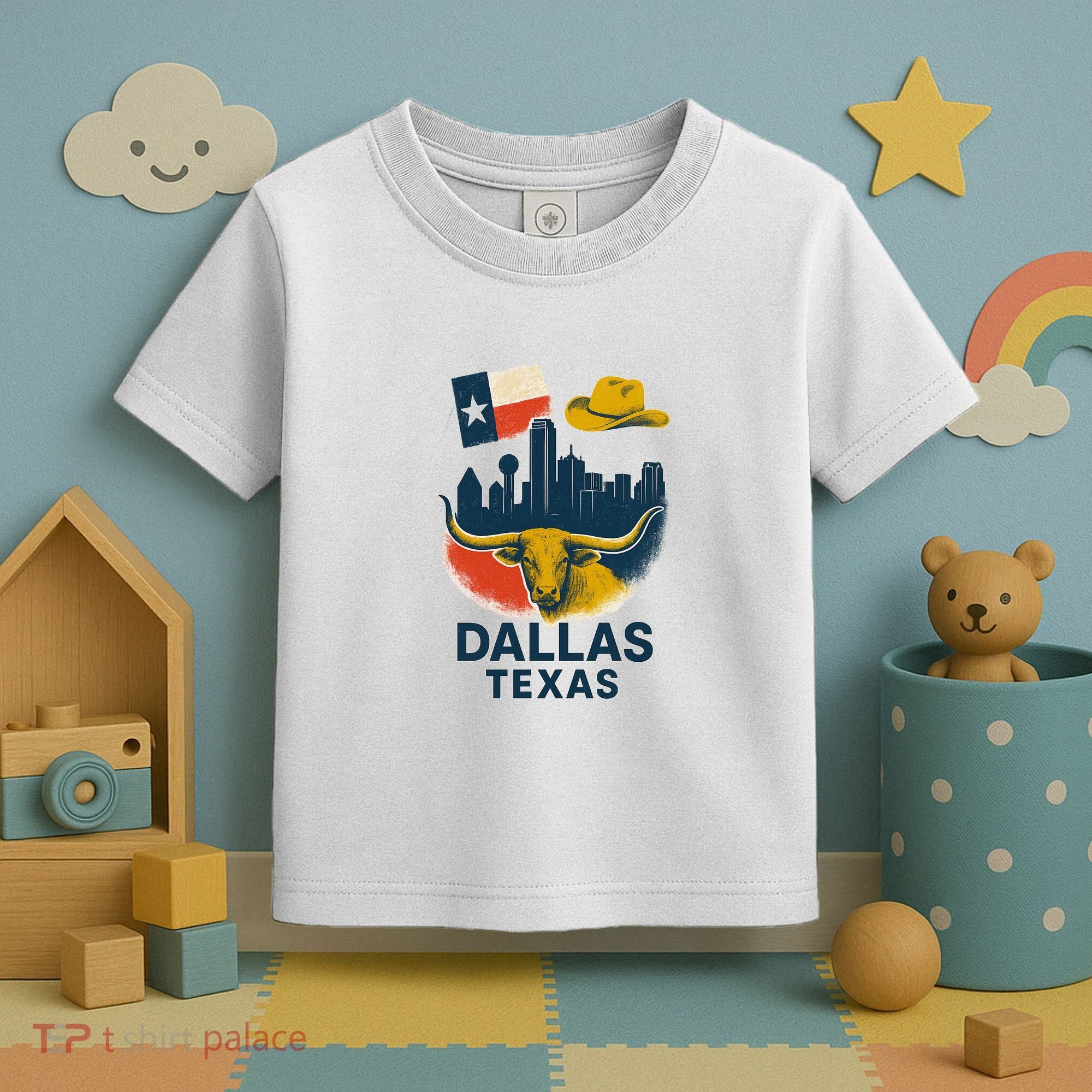 Dallas Texas Modern Collage Toddler T-Shirt