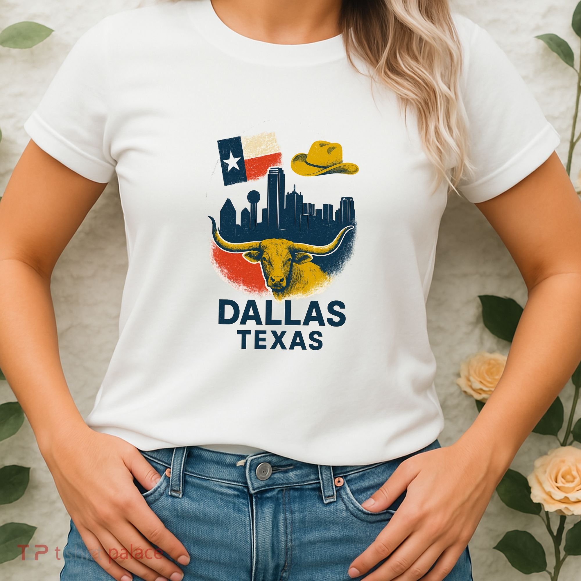Dallas Texas Modern Collage Women's T-Shirt
