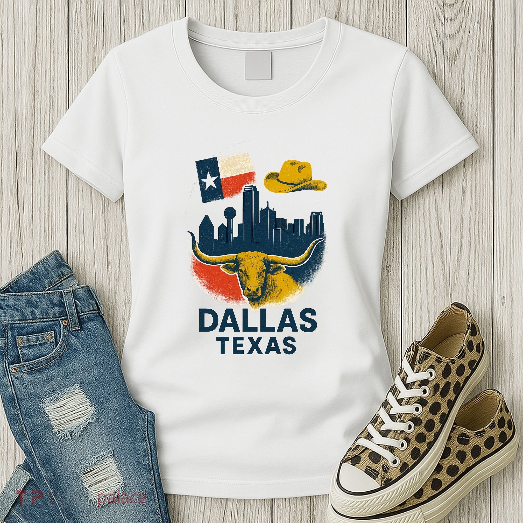 Dallas Texas Modern Collage Women's T-Shirt
