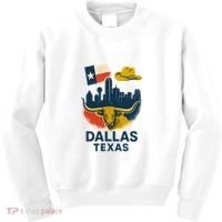 Dallas Texas Modern Collage Kids Sweatshirt thumb 0