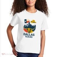 Dallas Texas Modern Collage Kids T-Shirt thumb 2