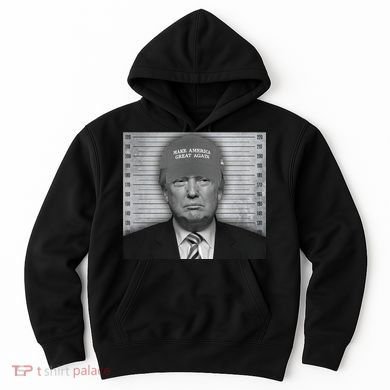 Donald Trump Mugshot Make America Great Again Hoodie