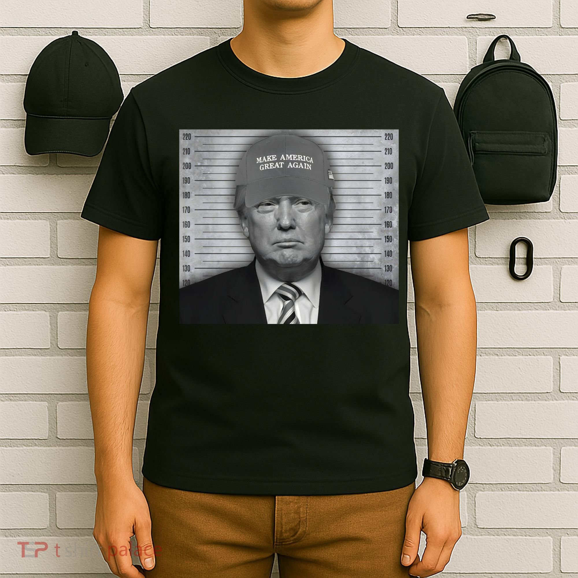 Donald Trump Mugshot Make America Great Again T-Shirt
