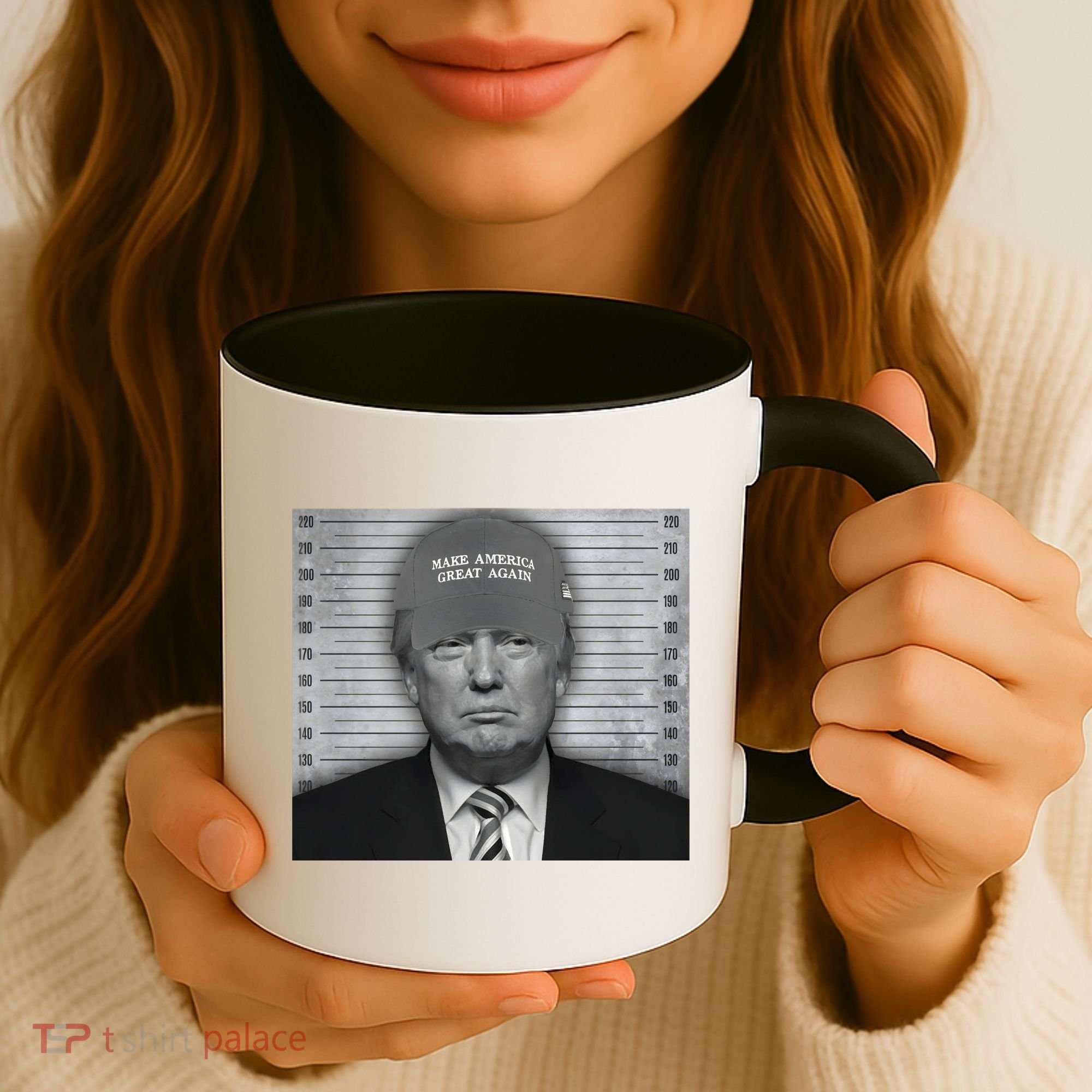 Donald Trump Mugshot Make America Great Again Coffee Mug