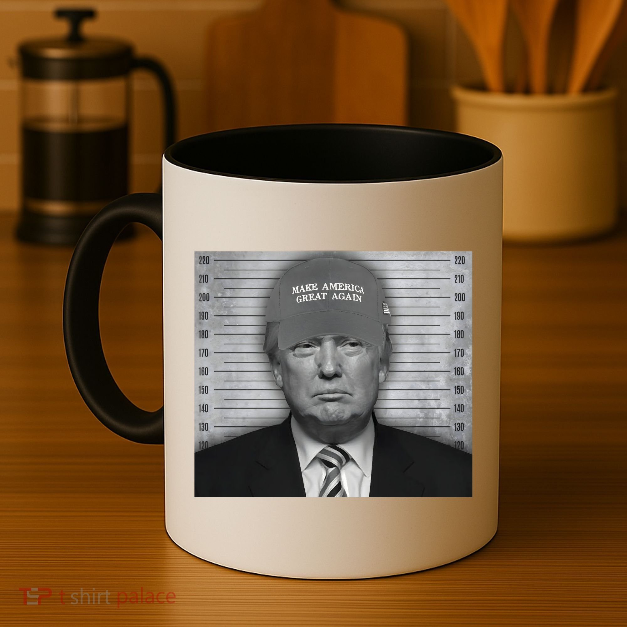Donald Trump Mugshot Make America Great Again Coffee Mug