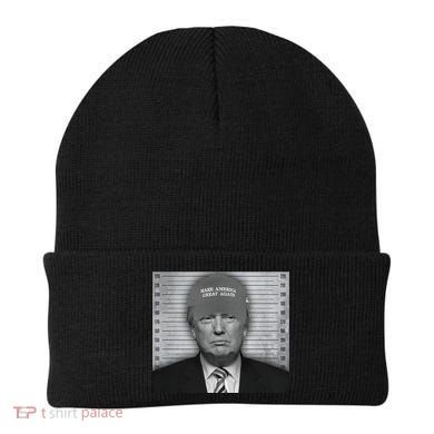 Donald Trump Mugshot Make America Great Again Beanie