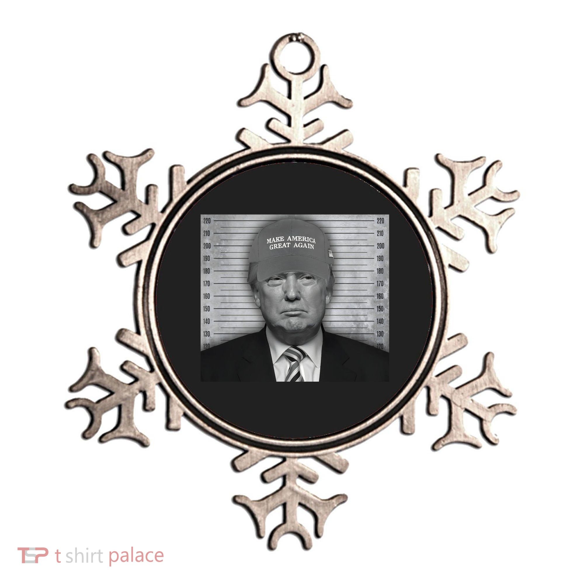 Donald Trump Mugshot Make America Great Again Ornament