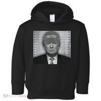 Donald Trump Mugshot Make America Great Again Toddler Hoodie thumb 0