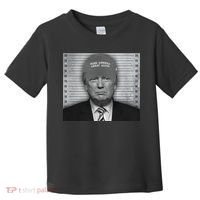 Donald Trump Mugshot Make America Great Again Toddler T-Shirt thumb 0