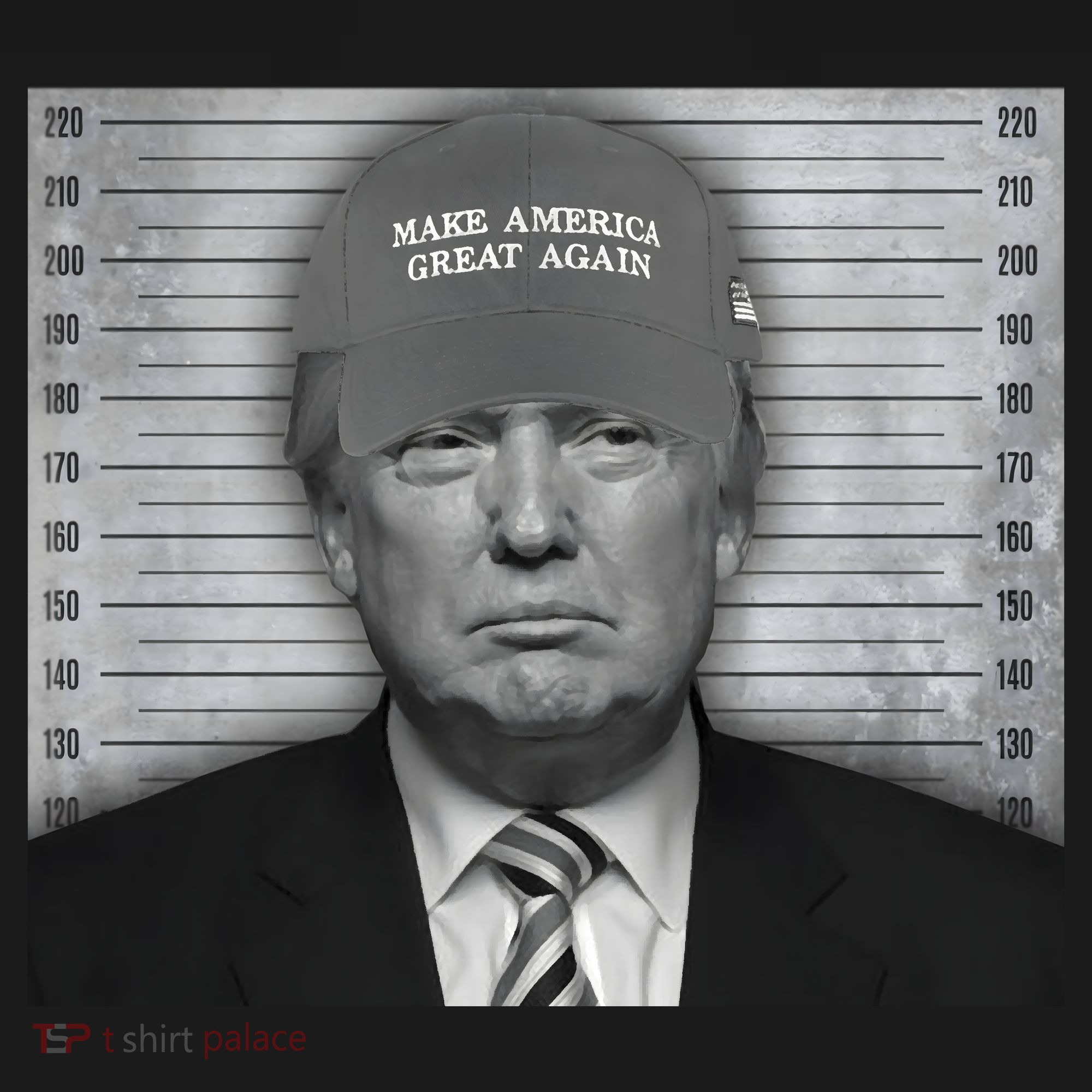 Donald Trump Mugshot Make America Great Again Toddler T-Shirt