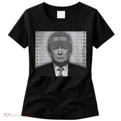 Donald Trump Mugshot Make America Great Again Women's T-Shirt