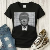 Donald Trump Mugshot Make America Great Again Women's T-Shirt thumb 3