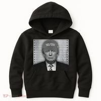 Donald Trump Mugshot Make America Great Again Kids Hoodie thumb 0
