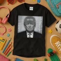 Donald Trump Mugshot Make America Great Again Kids T-Shirt thumb 3