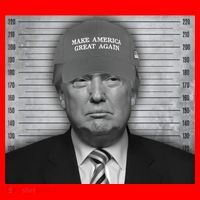 Donald Trump Mugshot Make America Great Again Santa Hat thumb 1