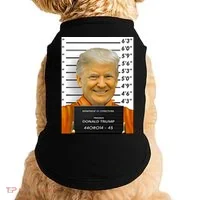 Donald Trump Mugshot Jail Prison Doggie Tank thumb 0