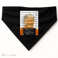 Donald Trump Mugshot Jail Prison USA-Made Doggie Bandana thumb 0