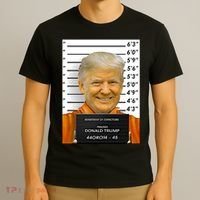 Donald Trump Mugshot Jail Prison T-Shirt thumb 3