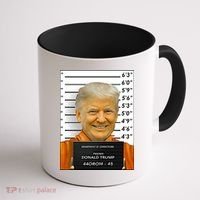 Donald Trump Mugshot Jail Prison Coffee Mug thumb 1