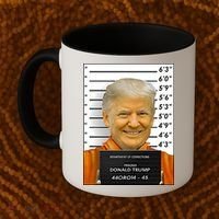Donald Trump Mugshot Jail Prison Coffee Mug thumb 2