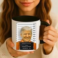 Donald Trump Mugshot Jail Prison Coffee Mug thumb 3