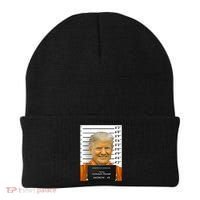 Donald Trump Mugshot Jail Prison Beanie thumb 0