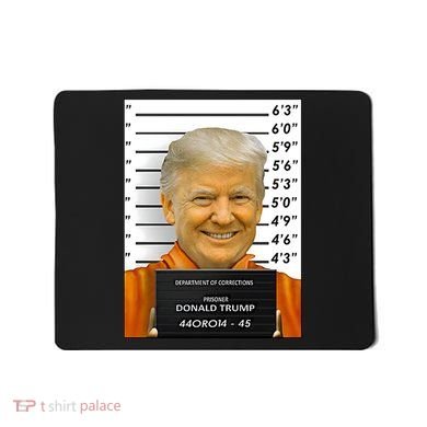 Donald Trump Mugshot Jail Prison Mousepad