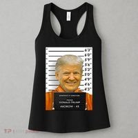 Donald Trump Mugshot Jail Prison Women's Tank Top thumb 3