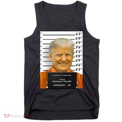 Donald Trump Mugshot Jail Prison Tank Top