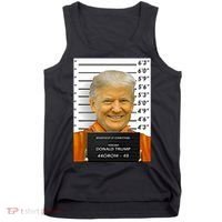 Donald Trump Mugshot Jail Prison Tank Top thumb 0