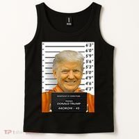 Donald Trump Mugshot Jail Prison Tank Top thumb 2