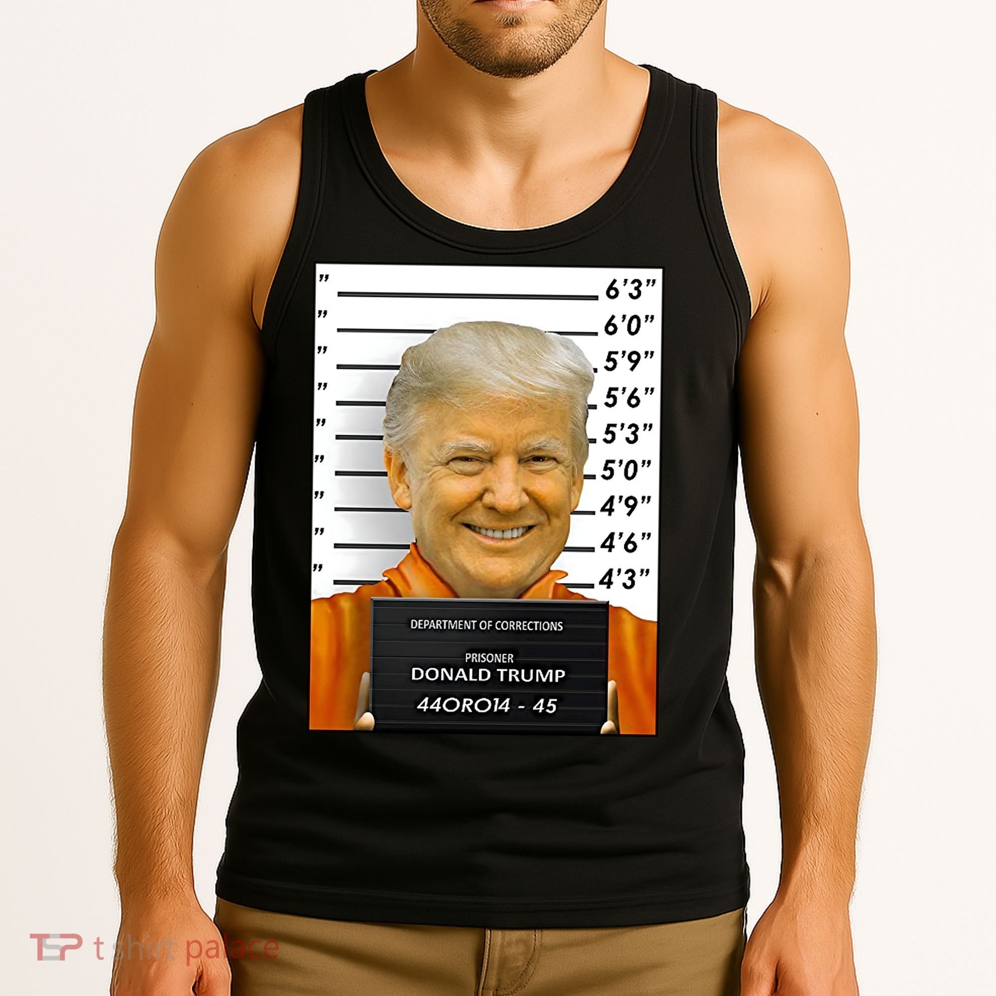 Donald Trump Mugshot Jail Prison Tank Top