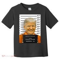 Donald Trump Mugshot Jail Prison Toddler T-Shirt thumb 0