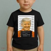 Donald Trump Mugshot Jail Prison Toddler T-Shirt thumb 2