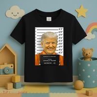 Donald Trump Mugshot Jail Prison Toddler T-Shirt thumb 3
