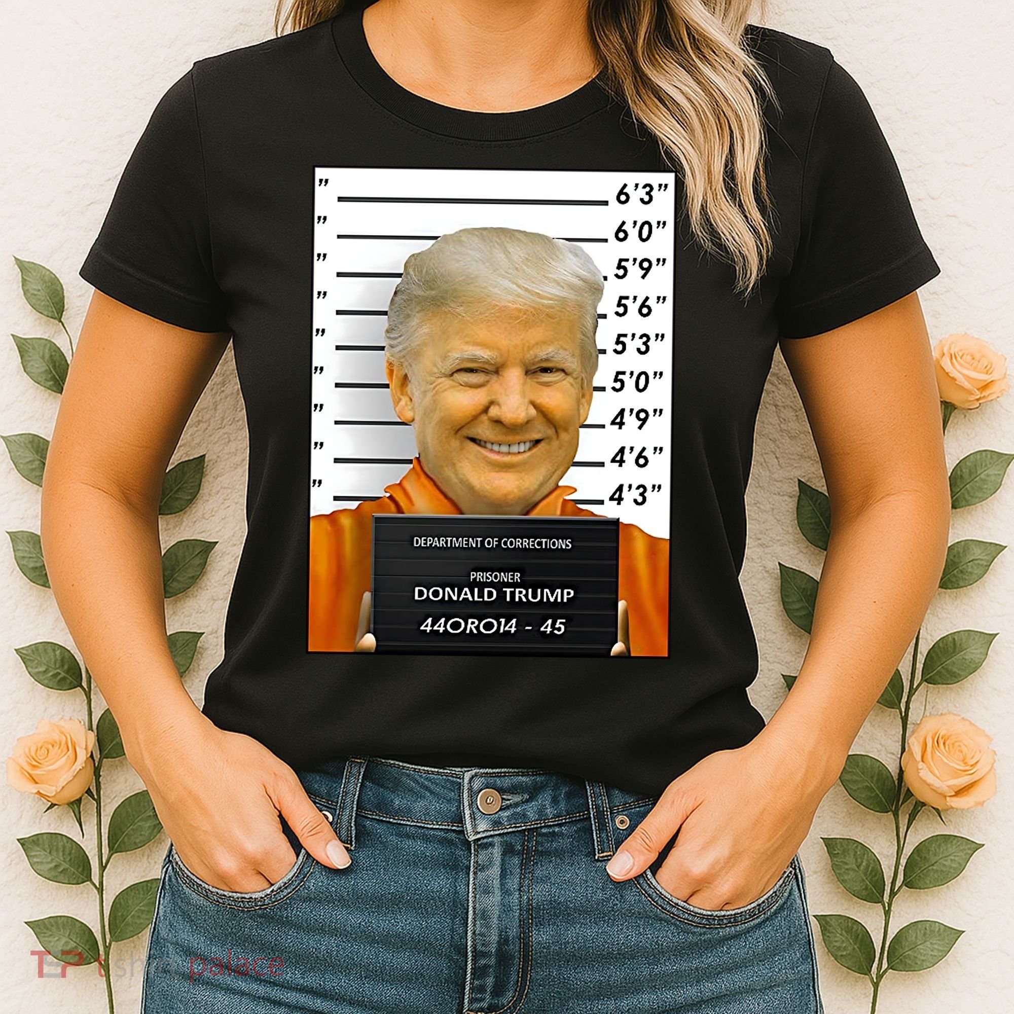 Donald Trump Mugshot Jail Prison Women's T-Shirt