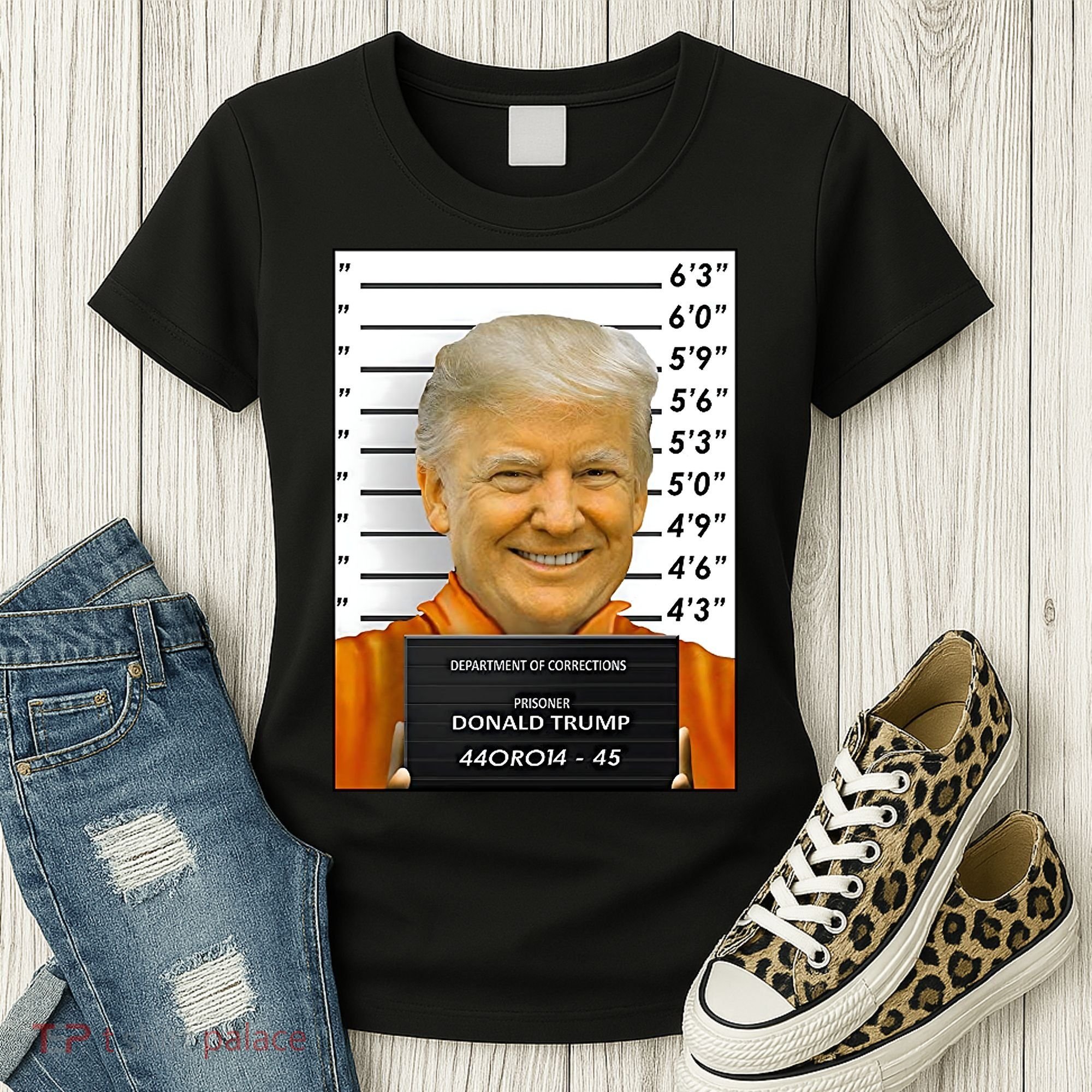 Donald Trump Mugshot Jail Prison Women's T-Shirt