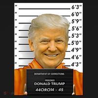 Donald Trump Mugshot Jail Prison Women's T-Shirt thumb 6