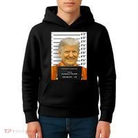 Donald Trump Mugshot Jail Prison Kids Hoodie thumb 4