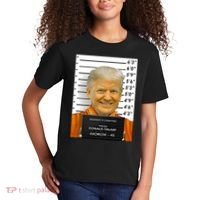Donald Trump Mugshot Jail Prison Kids T-Shirt thumb 2