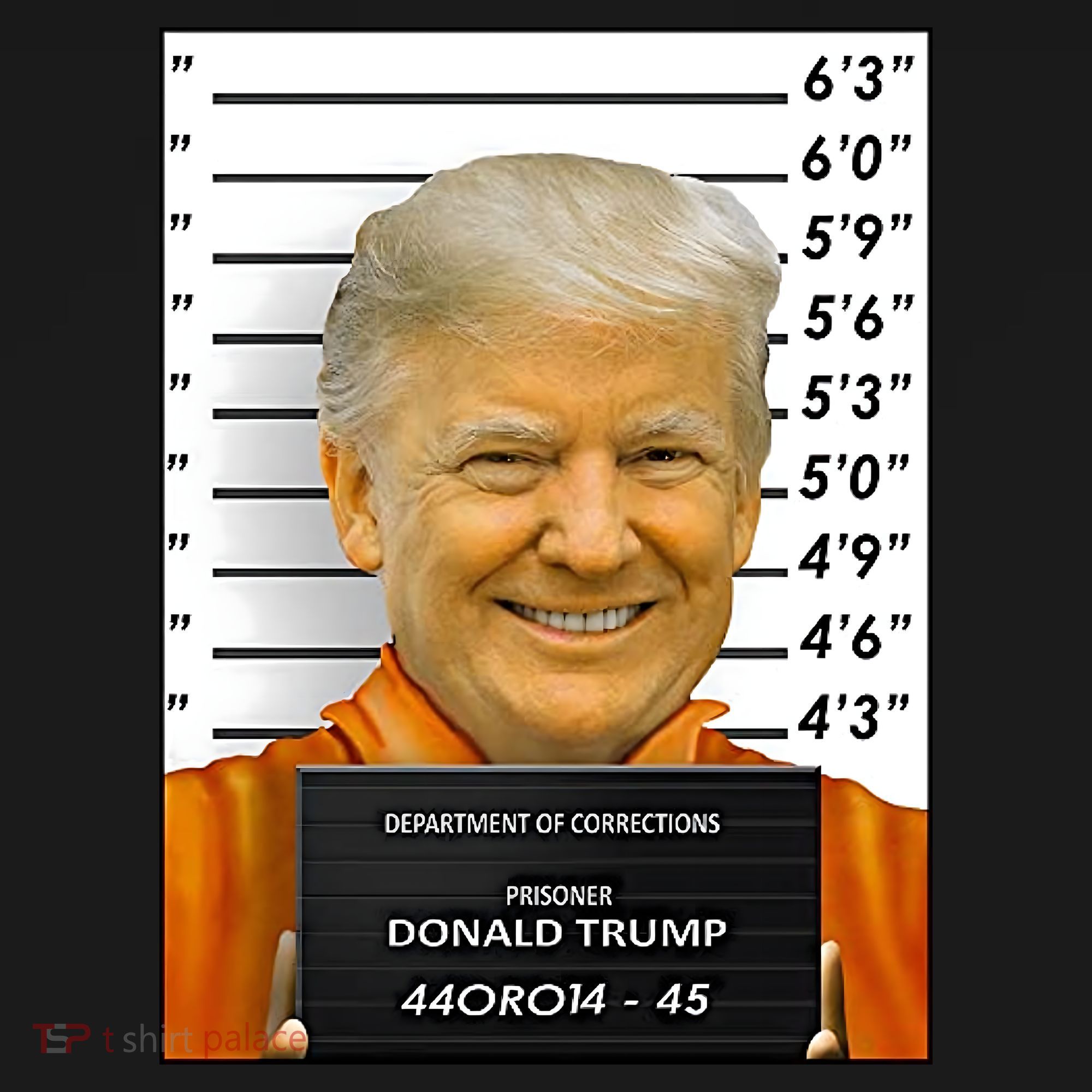 Donald Trump Mugshot Jail Prison Kids T-Shirt