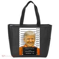 Donald Trump Mugshot Jail Prison Tote Bag thumb 0