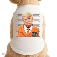 Donald Trump Mug Shot 2024 Orange Jail Suit Doggie Tank thumb 0