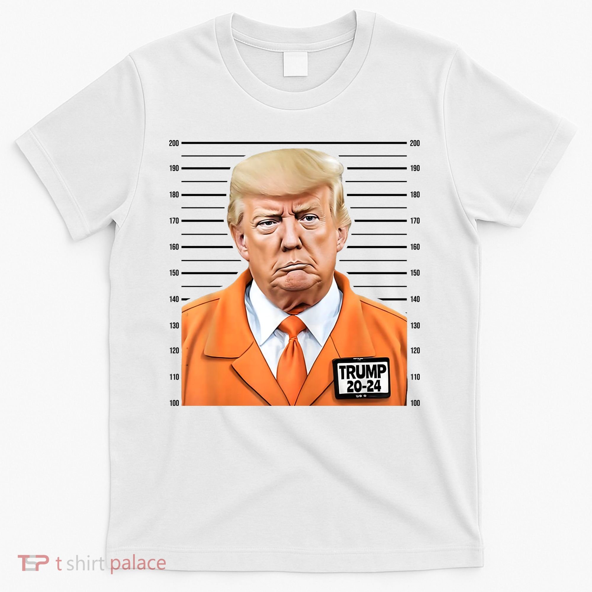 Donald Trump Mug Shot 2024 Orange Jail Suit T-Shirt