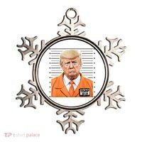 Donald Trump Mug Shot 2024 Orange Jail Suit Ornament thumb 0