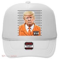 Donald Trump Mug Shot 2024 Orange Jail Suit Hat thumb 0
