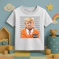 Donald Trump Mug Shot 2024 Orange Jail Suit Toddler T-Shirt thumb 3