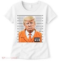 Donald Trump Mug Shot 2024 Orange Jail Suit Women's T-Shirt thumb 0
