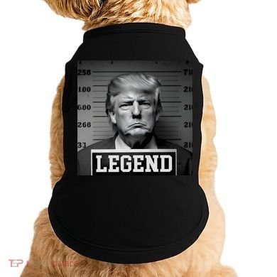 Donald Trump Mugshot Legend Doggie Tank